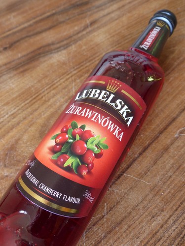 Cranbarry likör mit - mit, einem