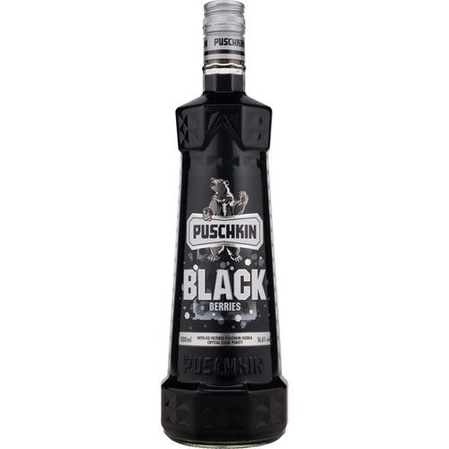 Puschkin black berries - black, likör